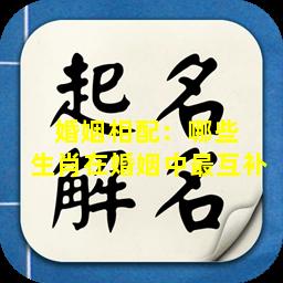 婚姻相配：哪些  生肖在婚姻中最互补 